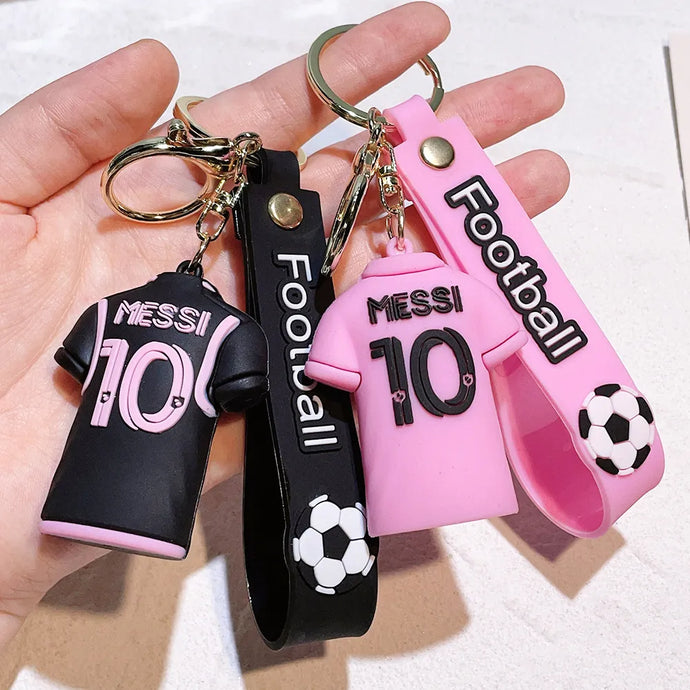 Messi Football Star Clothing Pendant Keychain Accessories
