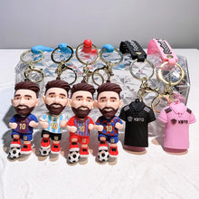 Load image into Gallery viewer, Messi Keychain Fashion Bag Pendent Cute Doll Keyring Car Ornaments Key Accessories Jewelry Gift for Friends