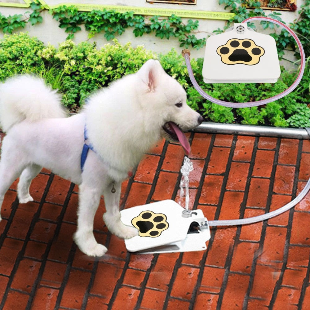 outdoor pet water fountain