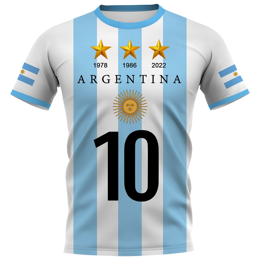 Argentina World Champions World Cup 2022 T-Shirt-Unisex T-Shirt