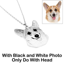 Load image into Gallery viewer, Personalized Engraved Pet Necklace Photo