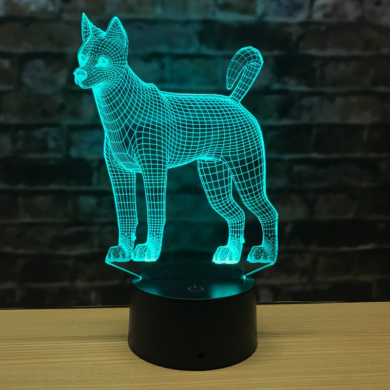 Husky 3d Night Lamp